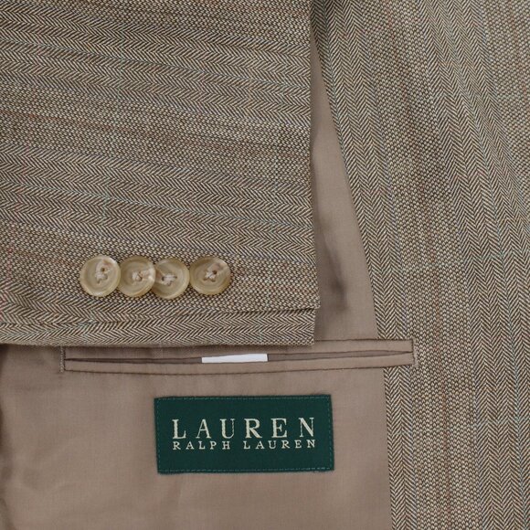 Lauren Ralph Lauren Other - Lauren ralph Lauren sport coat men's 40R Silk wool windowpane herringbone plaid